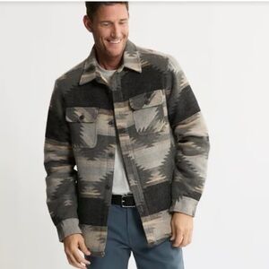Jachs New York Sherpa Lined Wool Jacket